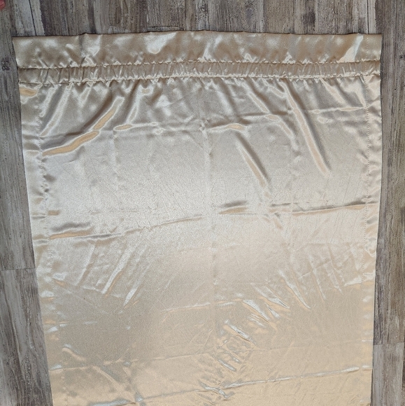 Croscill Satin Champagne Curtain Panels (Set Of 2)-40x82" each - Picture 11 of 12